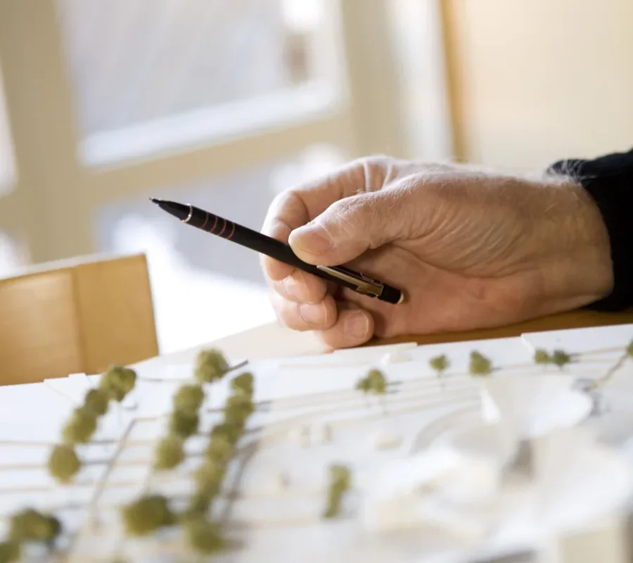 Arkitekter på jobbet